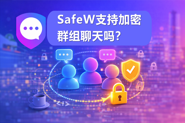 SafeW支持加密群组聊天吗？