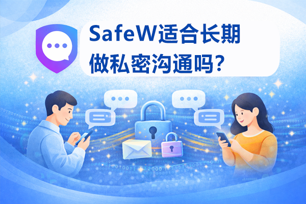 SafeW适合长期做私密沟通吗？
